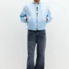 Giacca bomber in raso