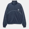 Giacca con zip ricamata Giacca con zip ricamata
