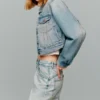 Giacca in denim corta Giacca in denim corta