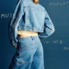 Giacca in denim corta Giacca in denim corta