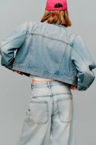 Giacca in denim corta