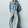 Giacca in denim corta Giacca in denim corta
