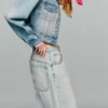 Giacca in denim corta Giacca in denim corta