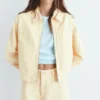 Giacca utility gialla