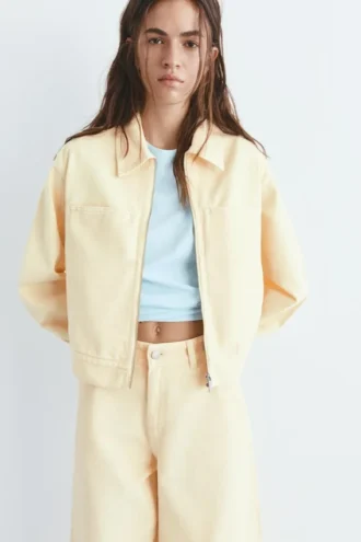 Giacca utility gialla