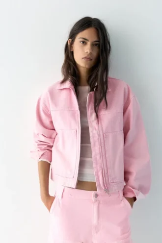 Giacca utility rosa Giacca utility rosa