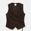 Gilet in misto lino rustico Gilet in misto lino rustico