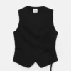 Gilet in misto lino rustico Gilet in misto lino rustico