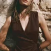 Gilet in misto lino rustico Gilet in misto lino rustico