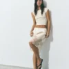 Gonna midi stile lingerie Gonna midi stile lingerie