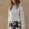 Gonna-pantaloncino con stampa mucca