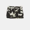 Gonna-pantaloncino con stampa mucca