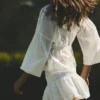 Gonna-pantaloncino con volant Gonna-pantaloncino con volant