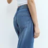 Jeans a vita bassa a gamba dritta