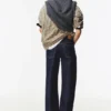 Jeans a vita bassa a gamba dritta