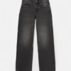 Jeans a vita bassa a gamba dritta
