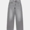Jeans a vita bassa a gamba dritta