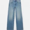 Jeans a vita bassa a gamba dritta