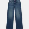 Jeans a vita bassa a gamba dritta