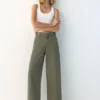 Jeans a vita regolabile con vestibilità a palloncino Jeans a vita regolabile con vestibilità a palloncino