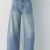 Jeans a vita regolabile con vestibilità a palloncino Jeans a vita regolabile con vestibilità a palloncino