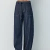 Jeans a zampa con coulisse Jeans a zampa con coulisse