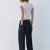 Jeans a zampa con cuori Jeans a zampa con cuori