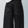 Jeans a zampa con stelle Jeans a zampa con stelle
