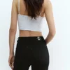 Jeans a zampa d’elefante a vita alta Jeans a zampa d’elefante a vita alta