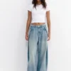 Jeans baggy a palloncino con pieghe Jeans baggy a palloncino con pieghe