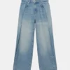 Jeans baggy a palloncino con pieghe Jeans baggy a palloncino con pieghe