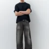 Jeans baggy a vita bassa
