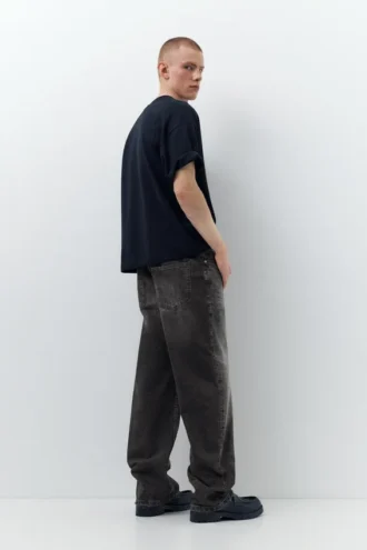 Jeans baggy a vita bassa