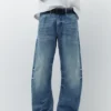 Jeans baggy a vita bassa