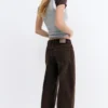 Jeans baggy a vita media Jeans baggy a vita media