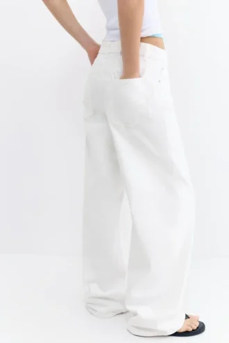 Jeans baggy a vita media