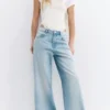 Jeans baggy a vita media Jeans baggy a vita media