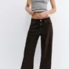 Jeans baggy a vita media Jeans baggy a vita media