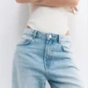 Jeans baggy a vita media Jeans baggy a vita media