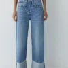 Jeans baggy con vita incrociata Jeans baggy con vita incrociata