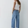 Jeans baggy con vita incrociata Jeans baggy con vita incrociata