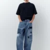 Jeans baggy patchwork Jeans baggy patchwork