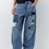 Jeans baggy patchwork Jeans baggy patchwork