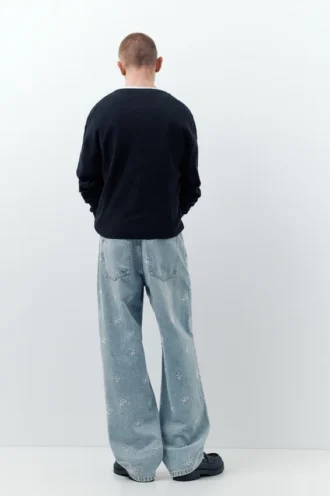 Jeans baggy ricamati STWD