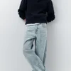 Jeans baggy ricamati STWD Jeans baggy ricamati STWD