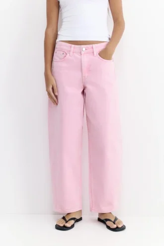 Jeans Barrel rosa
