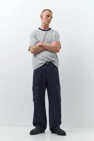 Jeans cargo larghi