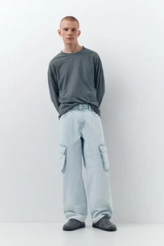 Jeans cargo larghi