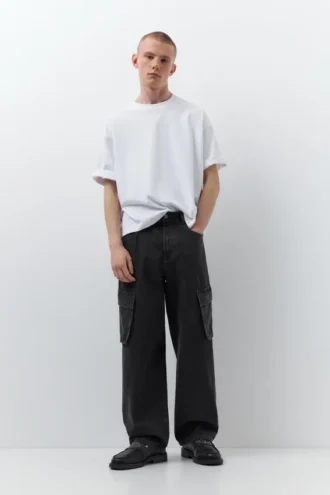 Jeans cargo larghi