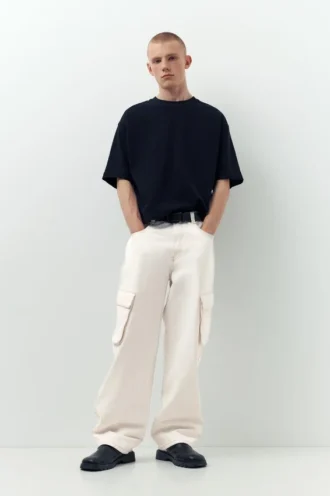 Jeans cargo larghi